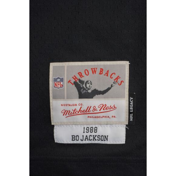 Mitchell & Ness Bo Jackson Raiders Jersey 34 Black Size 60 4XLB Legacy Collect - Picture 7 of 12